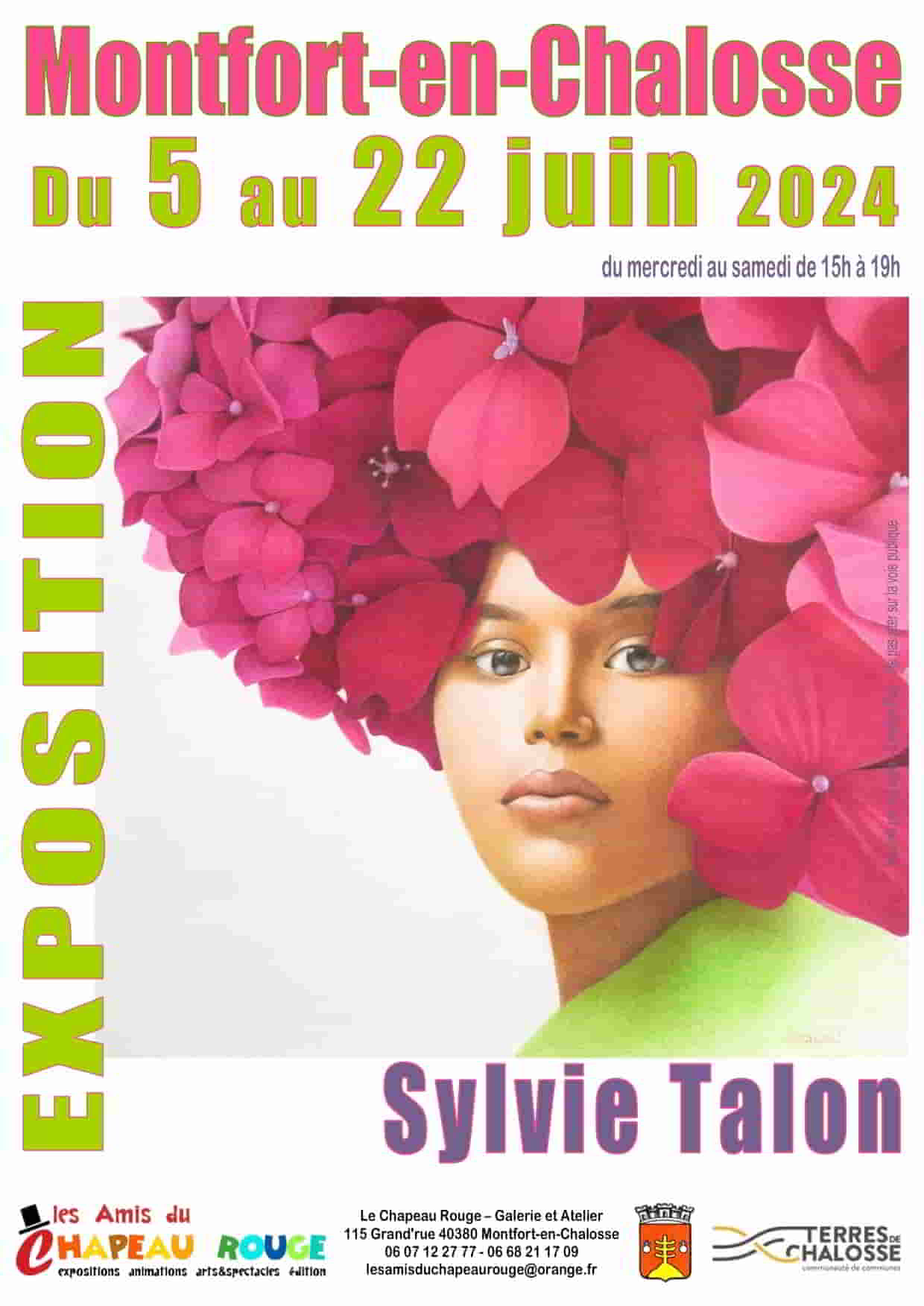 Exposition Sylvie TALON au chapeau rouge juin 2024